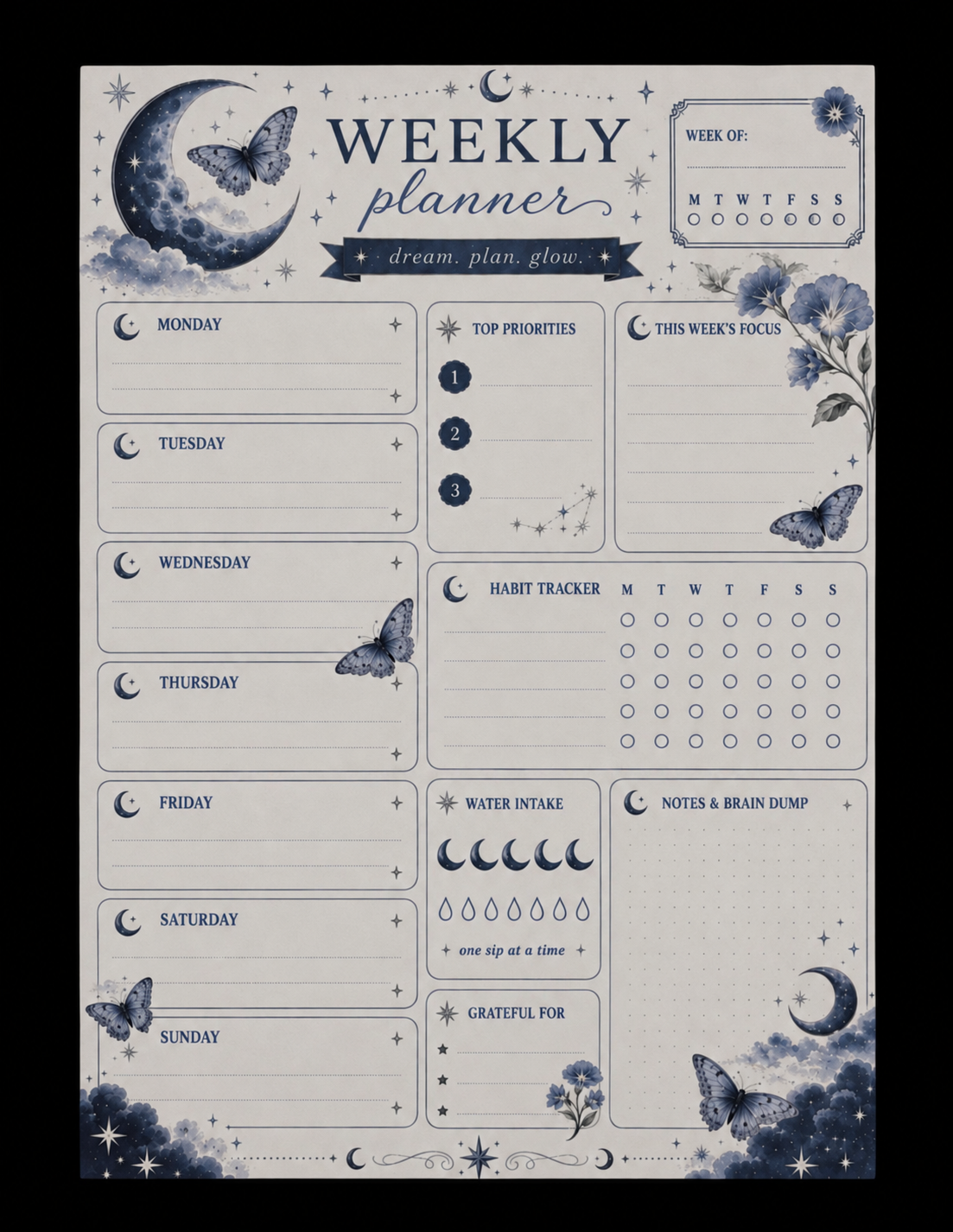 Moonlight Calendar 2027